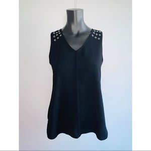 Calvin Klein Blouse Blk XS- like new!